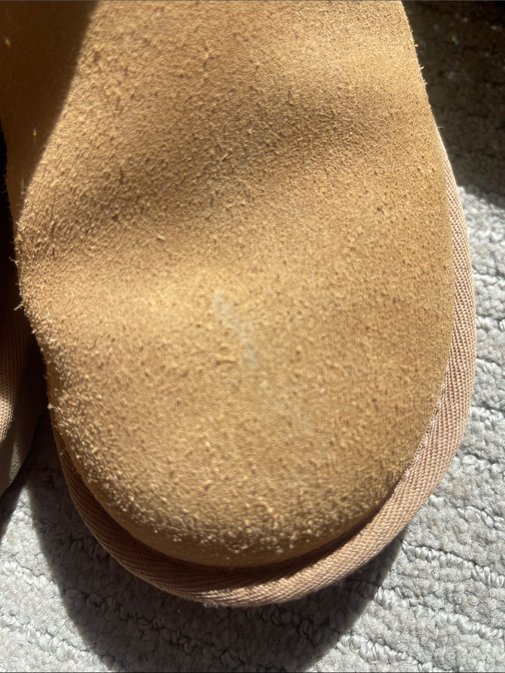 UGG CLASSIC ULTRAMINI BLING chestnut suede w/ Swarovski Crystals. Size 8 - Picture 14 of 15